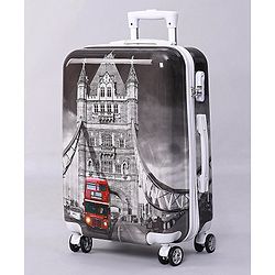 Pine Kids Trolley Luggage Bags Black - 22 inch