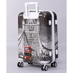 Pine Kids Trolley Luggage Bags Black - 22 inch