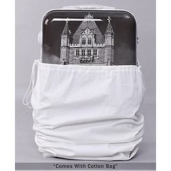 Pine Kids Trolley Luggage Bags Black - 22 inch