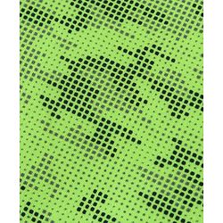 Pine Active Sleeveless Printed High Stretch Sports Bra & Leggings - Black Green