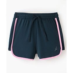 Pine Active Super Stretch Half Sleeves T-Shirt & Shorts Set Pink & Black