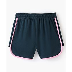 Pine Active Super Stretch Half Sleeves T-Shirt & Shorts Set Pink & Black