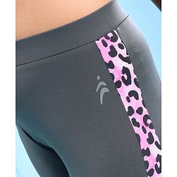 Pine Active Sleeveless High Stretch Sports Bra & Leggings Cheetah Pattern - Multicolour