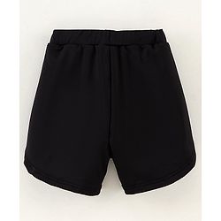 Pine Active High stretch Solid Shorts with Inner Tights - Black