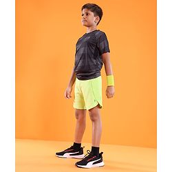 Pine Active High stretch Solid Shorts with Inner Tights - Neon Green