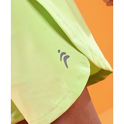 Pine Active High stretch Solid Shorts with Inner Tights - Neon Green