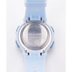 Pine Kids Free Size Digital Watch For Boys - Light Blue