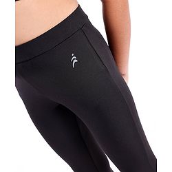 Pine Active Sleeveless Solid High Stretch Sports Bra & Leggings - Black