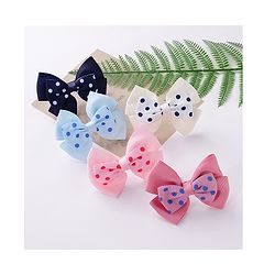 Pine Kids Bow & Butterfly Clips Pack of 5 - Multicolor