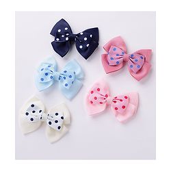 Pine Kids Bow & Butterfly Clips Pack of 5 - Multicolor