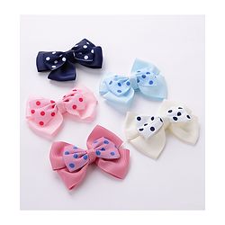 Pine Kids Bow & Butterfly Clips Pack of 5 - Multicolor