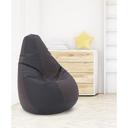 Pine Kids Sofa Bean Bag Without Beans - Dark Brown