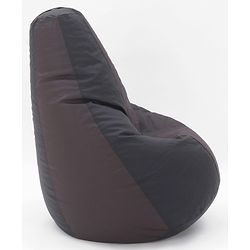 Pine Kids Sofa Bean Bag Without Beans - Dark Brown