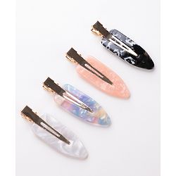 Pine Kids Printed Free Size Hair Pins Pack of 4 - Multicolor