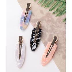 Pine Kids Printed Free Size Hair Pins Pack of 4 - Multicolor