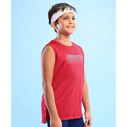 Pine Active Sleeveless Strip Print T-Shirt - Multicolor