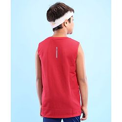 Pine Active Sleeveless Strip Print T-Shirt - Multicolor