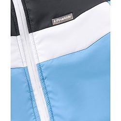 Pine Kids Full Sleeves Color Block Hooded Jacket - Multicolour