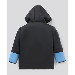 Pine Kids Full Sleeves Color Block Hooded Jacket - Multicolour