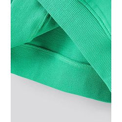 Pine Kids Full Sleeves Biowashed Hooded Sweatshirt Text - Mint