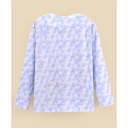Pine Kids Full Sleeves Biowashed TShirt - Violet