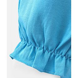 Pine Kids Knitted Three Fourth Length Solid Color Leggings Pack Of 2 - Blue Pink