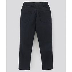 Pine Kids Full Length Solid Color Stretchable Jegging - Black