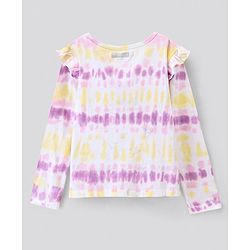 Pine Kids Full Sleeves Biowashed T-Shirt - Multicolor