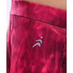 Pine Active High Stretch Breathable Tie Dye Sports Bra And Legging Set - Multicolour