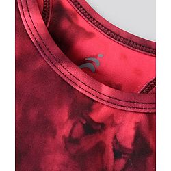 Pine Active High Stretch Breathable Tie Dye Sports Bra And Legging Set - Multicolour