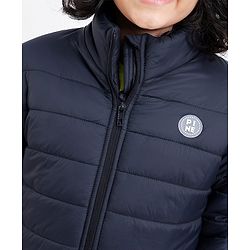 Pine Kids Full Sleeves Solid Winter Wear Super Soft Padded Jacket - Blue