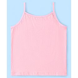 Pine Kids Cotton Stretchable Printed Singlet Slip with Antimicrobial and Bio Wash  Pack of 3 - Light Pink & Purple
