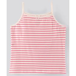Pine kids Sleeveless Anti Microbial Bio Washed Slips Stripes & Butterfly Print Pack of 3- Multicolor