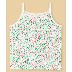 Pine Kids Cotton Stretchable Printed Singlets with Antimicrobial and Bio Wash Pack of 3 - Multi Color