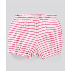 Pine Kids Cotton Printed Anti Bacterial And Bio Wash Bloomers Stripes Design Pack Of 3 - Multicolour