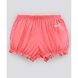 Pine Kids Anti Microbial & Bio Washed Bloomers Text Printed Pack of 3 - Multicolour