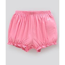 Pine Kids Anti Microbial & Bio Washed Bloomers Text Printed Pack of 3 - Multicolour