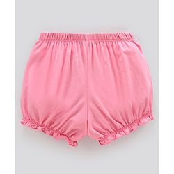 Pine Kids Anti Microbial & Bio Washed Bloomers Text Printed Pack of 3 - Multicolour
