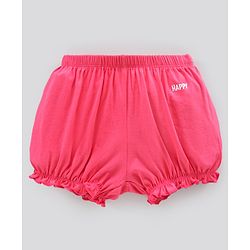 Pine Kids Anti Microbial & Bio Washed Bloomers Text Printed Pack of 3 - Multicolour