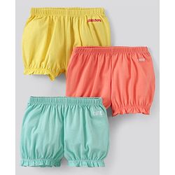 Pine Kids Anti Microbial & Biowashed Bloomers Pack of 3 - Multicolor
