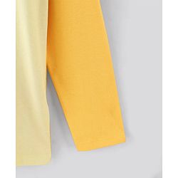 Pine Kids Cotton Full Sleeves Biowashed Night Suit Ombre Print - Yellow