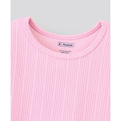 Pine Kids Full Sleeves Bio Washed Thermal Vest - Pink