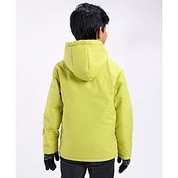 Pine Kids Full Sleeves Solid Winter Wear Light Padded Hoodie Jacket