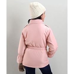 Pine Kids Full Sleeves Light Winter Padded Quilted Jacket - Pink