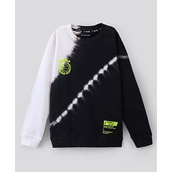 Pine Kids Full Sleeves Sweatshirt Biowashed Tye Dye Style - Multicolour