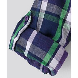 Pine Kids Cotton Woven Full Sleeves Shirt Stripes Print - Purple