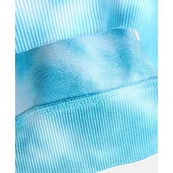 Pine Kids Full Sleeves Biowashed Hooded Sweatshirt Tie & Dye Print- Blue