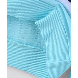 Pine Kids Cotton Knit Full Sleeves Bio-Wash Sweatshirt Text Printed - Iced Aqua