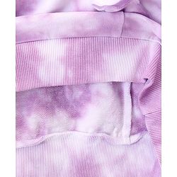 Pine Kids Full Sleeves Biowashed Sweatshirt Tie & Dye Print- Purple