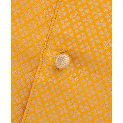 Pine Kids Full Sleeves Kurta Pyjama Set with Nehru Jacket - Radiance Blue